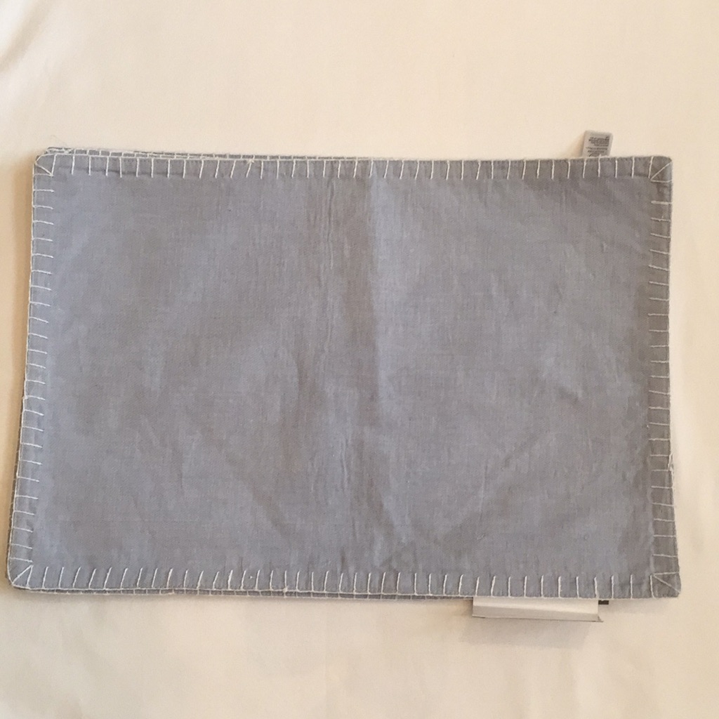 Martha Stewart Chambray Placemats Set Of 9 Brand New With Tags Martha Stewart Chambray Placemats Set Of 9 Brand New With Tags